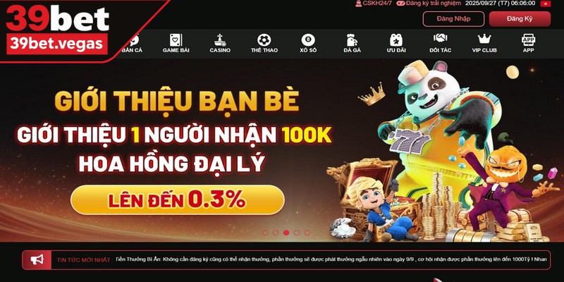 39BET là thương hiệu giải trí nổi bật với nhiều điểm mạnh