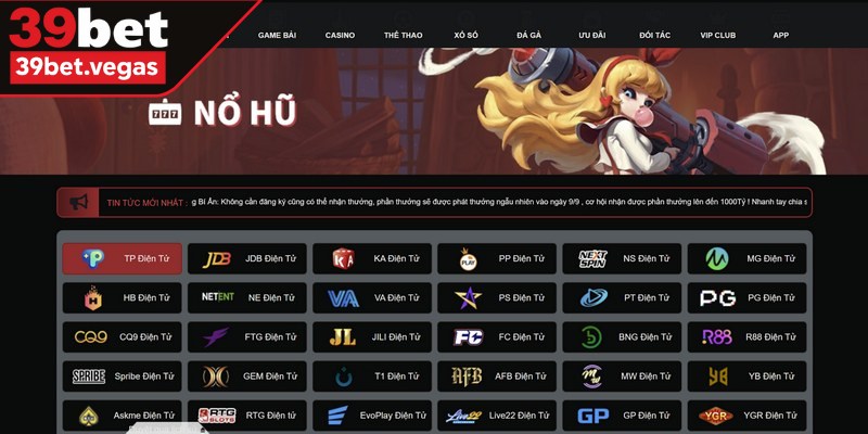 Giới thiệu tổng quan về chuyên mục nổ hũ 39BET